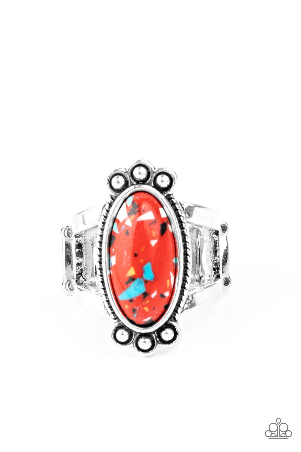 "Psychedelic Deserts" - Red #3066 - Paparazzi Accessories