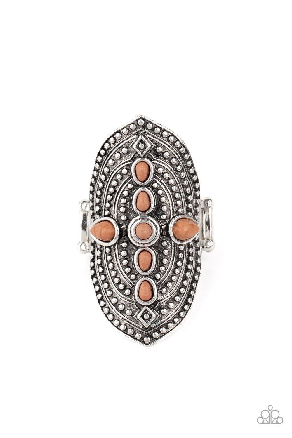 "Shield in Place" - Brown #1512 - Paparazzi Accessories
