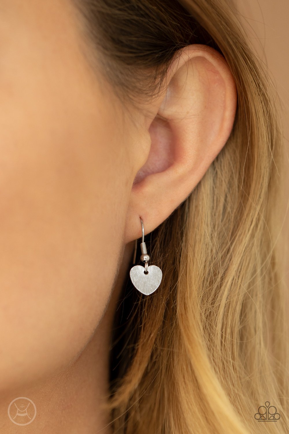 "Playing HEART To Get" - Silver #404 - Paparazzi Accessories