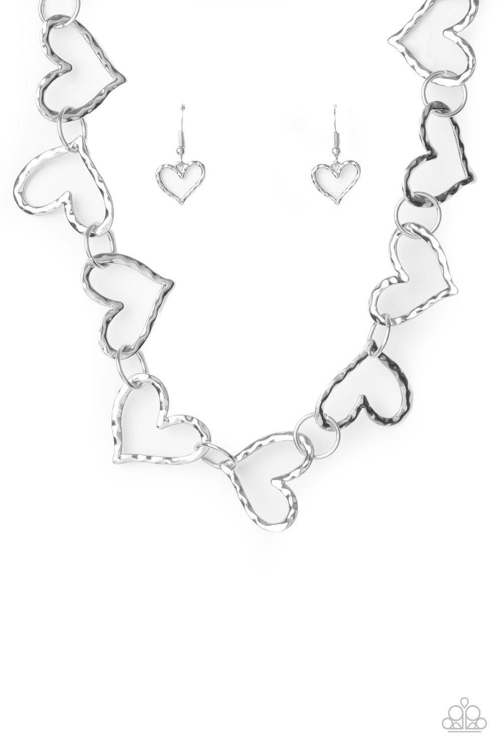 "Vintagely Valentine" - Silver #1309 - Paparazzi Accessories