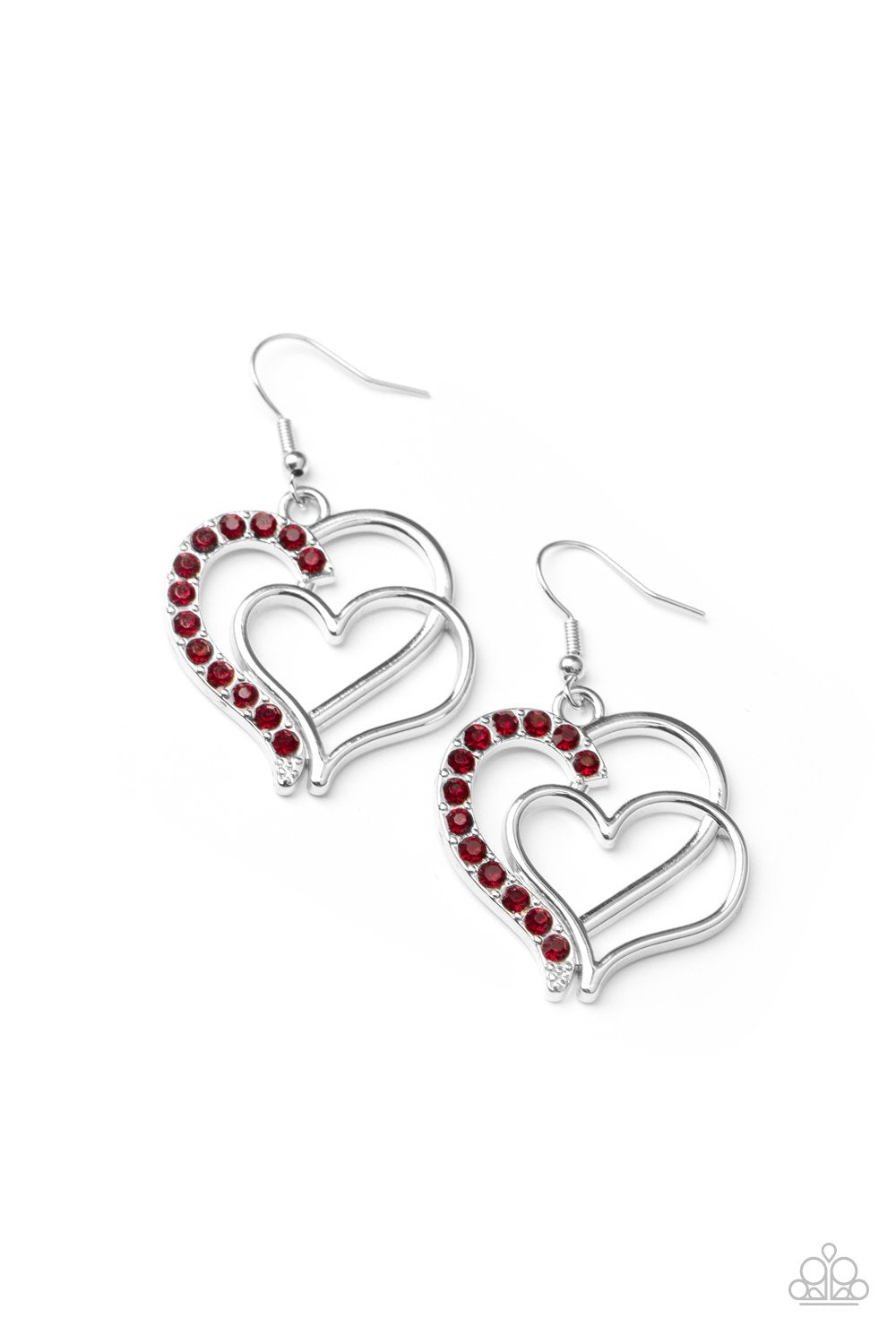 "Double The Heartache" - Red #137 - Paparazzi Accessories