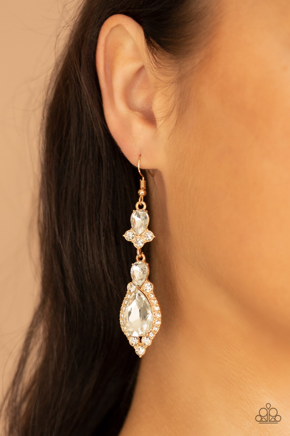 "Fully Flauntable" - Gold #522 - Paparazzi Accessories