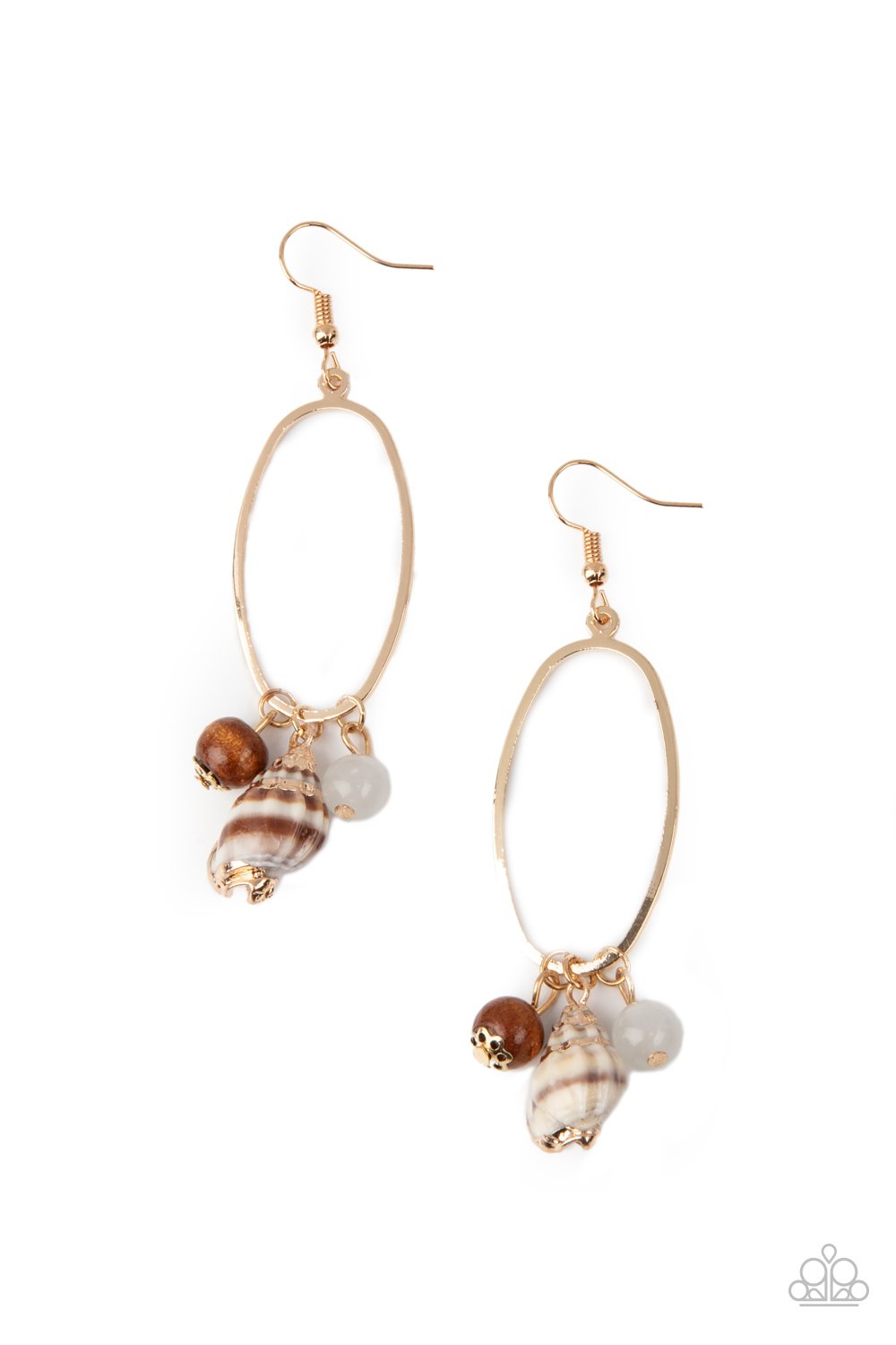 "Golden Grotto" - White #1445 - Paparazzi Accessories