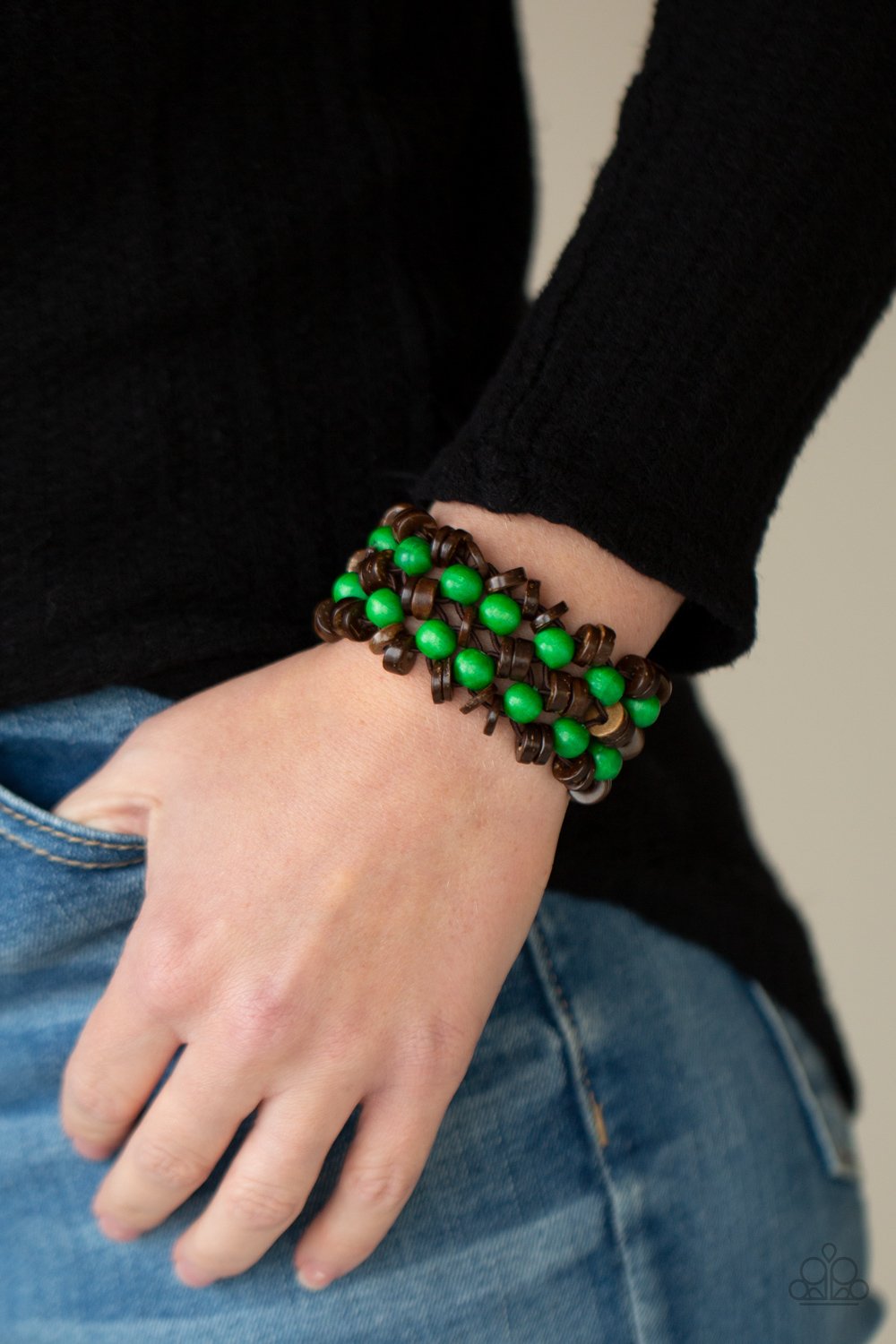 "Tahiti Tourist" - Green #716 - Paparazzi Accessories