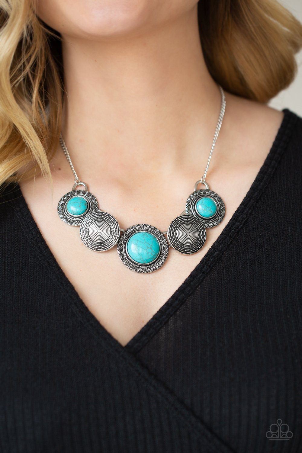 "Canyon Cottage" - Blue #1017 - Paparazzi Accessories