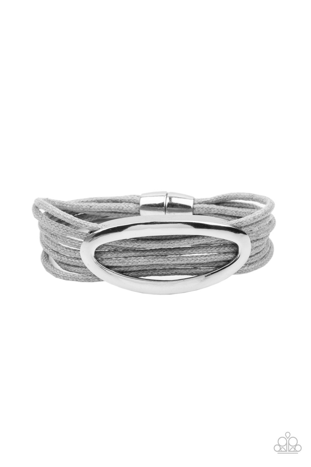 "Corded Couture" - Silver #1383 - Paparazzi Accessories