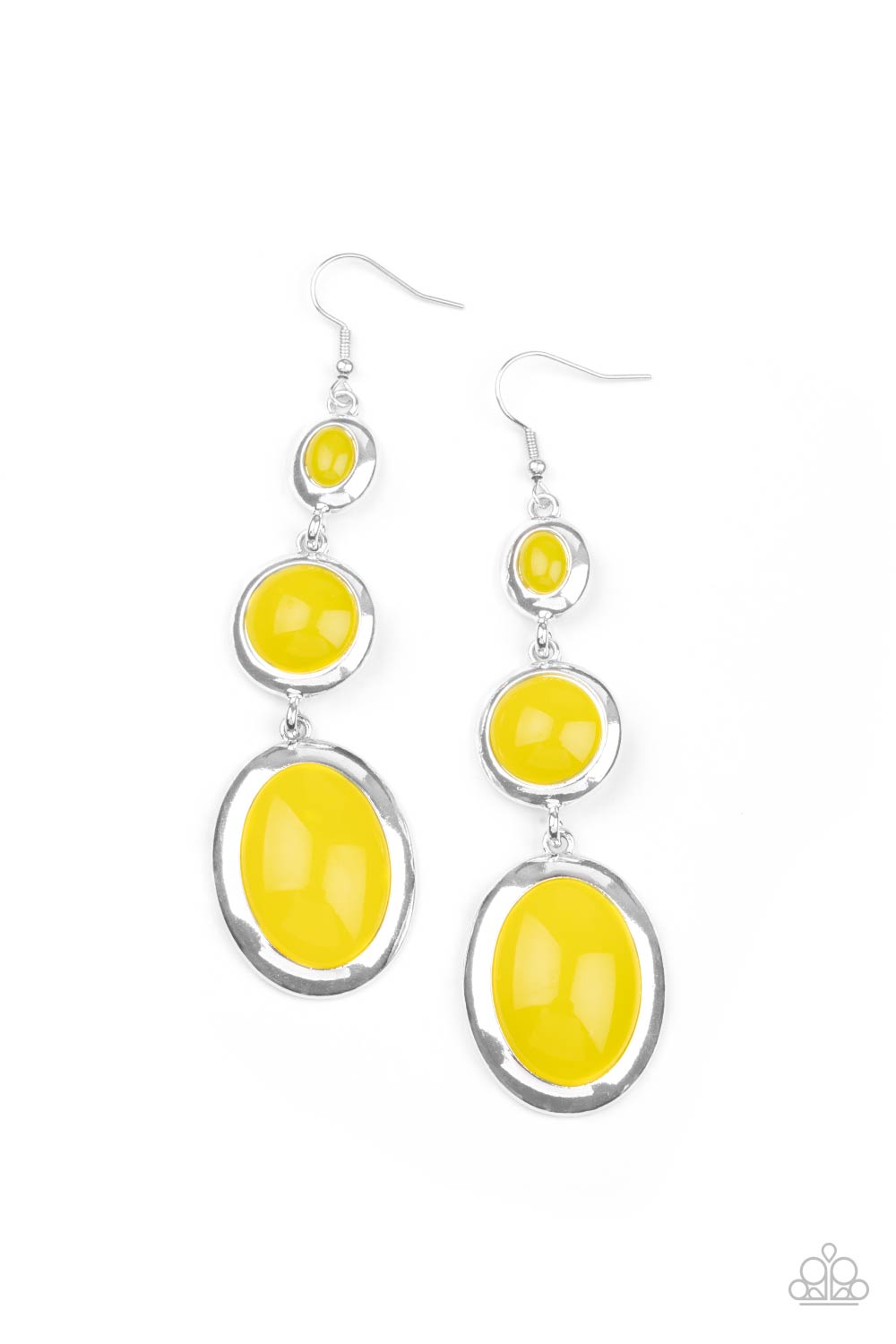 "Retro Reality" - Yellow #1250 - Paparazzi Accessories