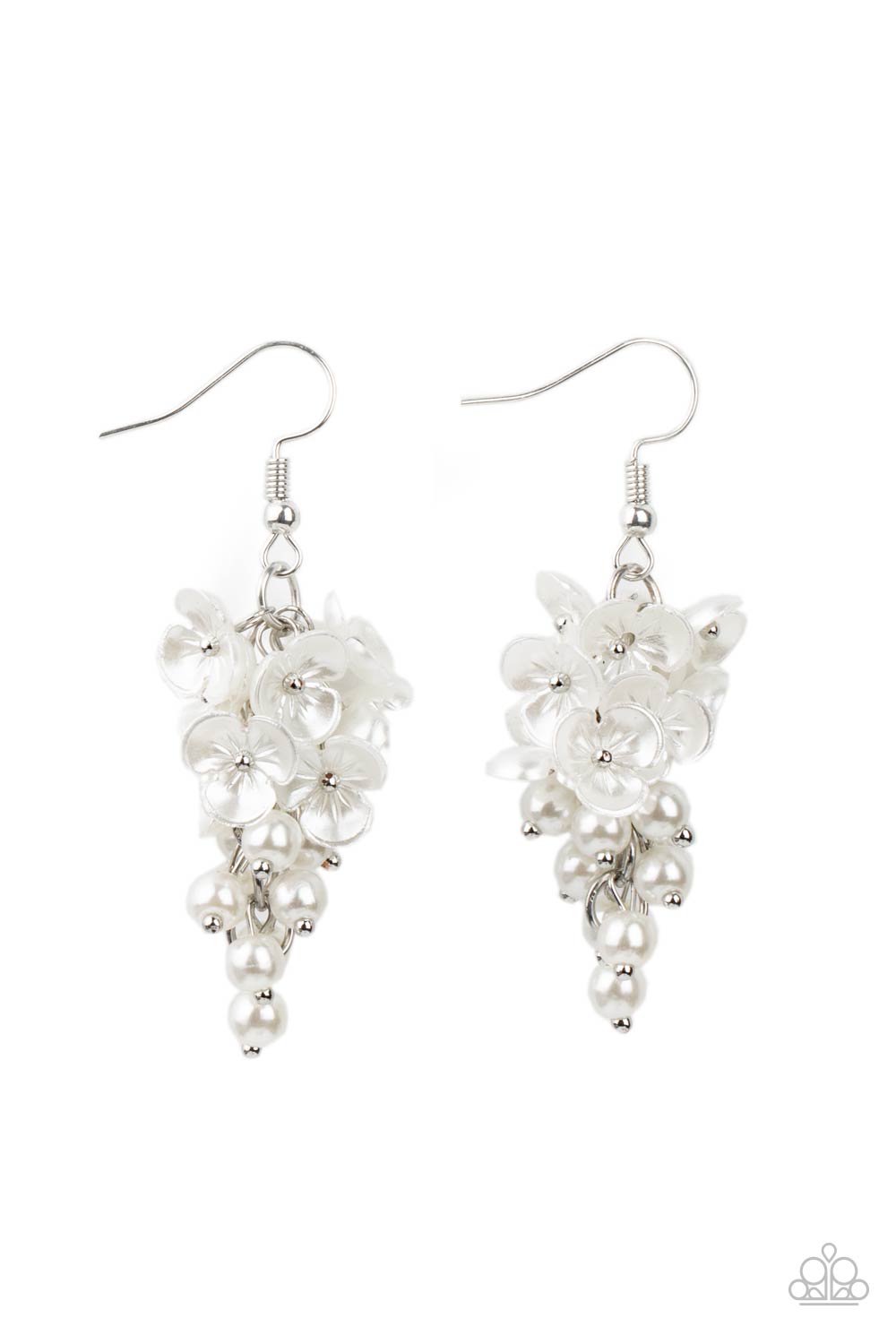 "Bountiful Bouquets" - White #1075 - Paparazzi Accessories