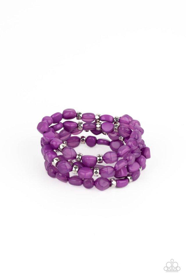 "Nice GLOWING!" - Purple #066 - Paparazzi Accessories