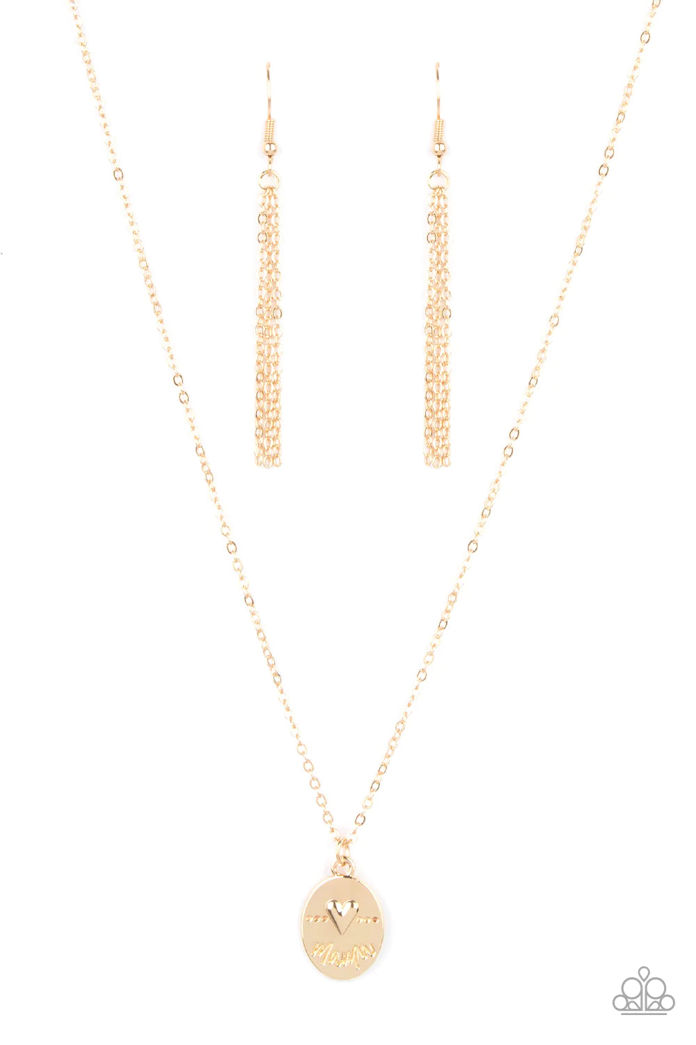 "They Call Me Mama" - Gold #785 - Paparazzi Accessories