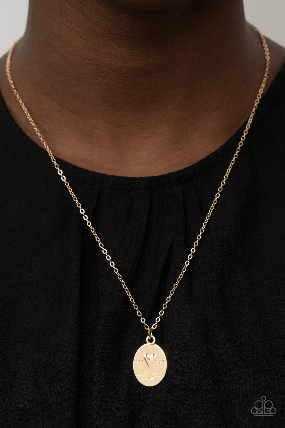 "They Call Me Mama" - Gold #785 - Paparazzi Accessories