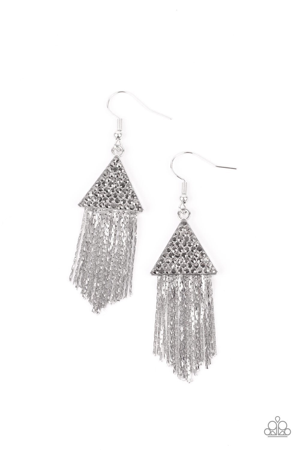 "Pyramid SHEEN" - Silver #1487- Paparazzi Accessories