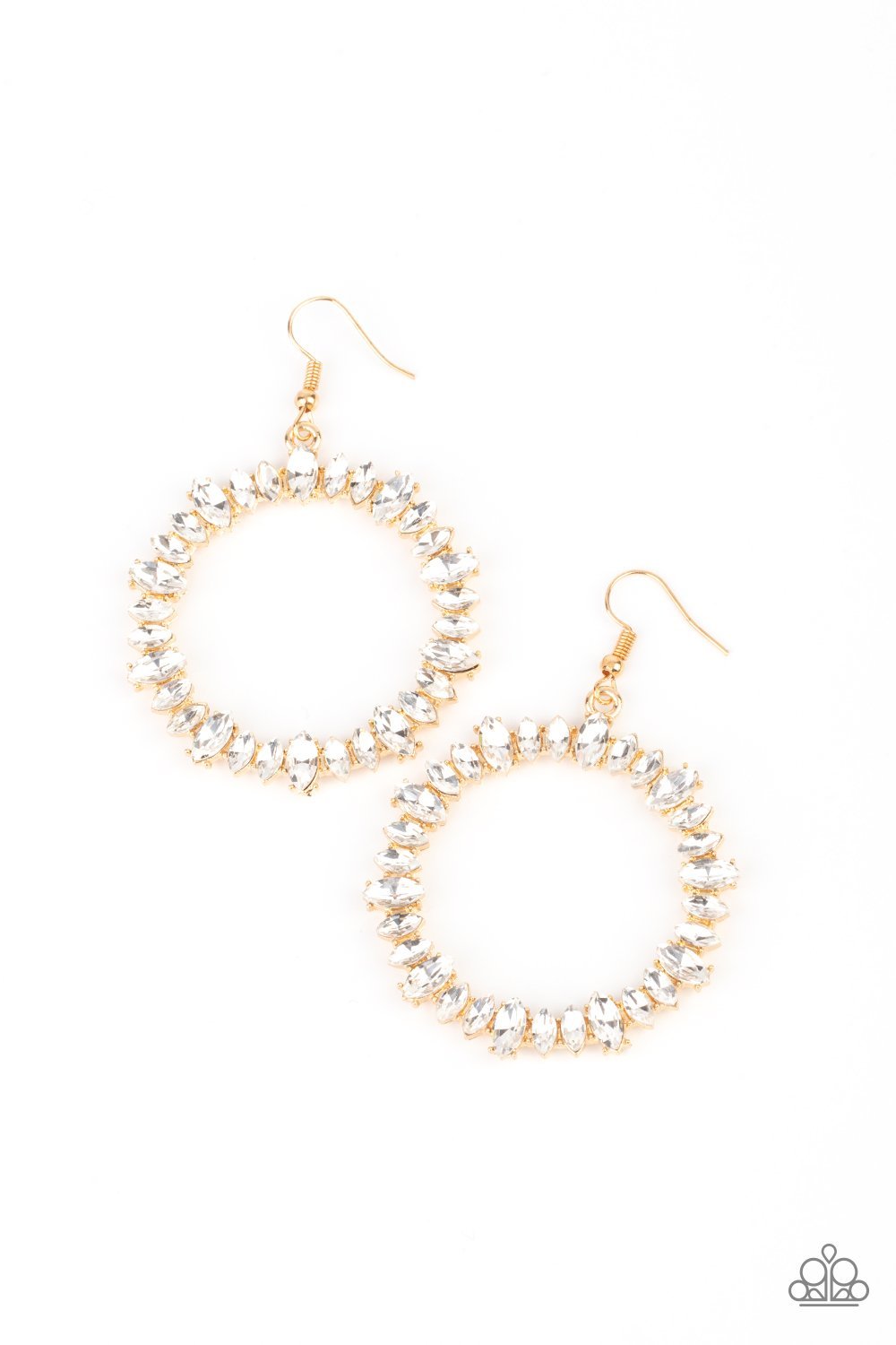 "Glowing Reviews" - Gold #1443 - Paparazzi Accessories