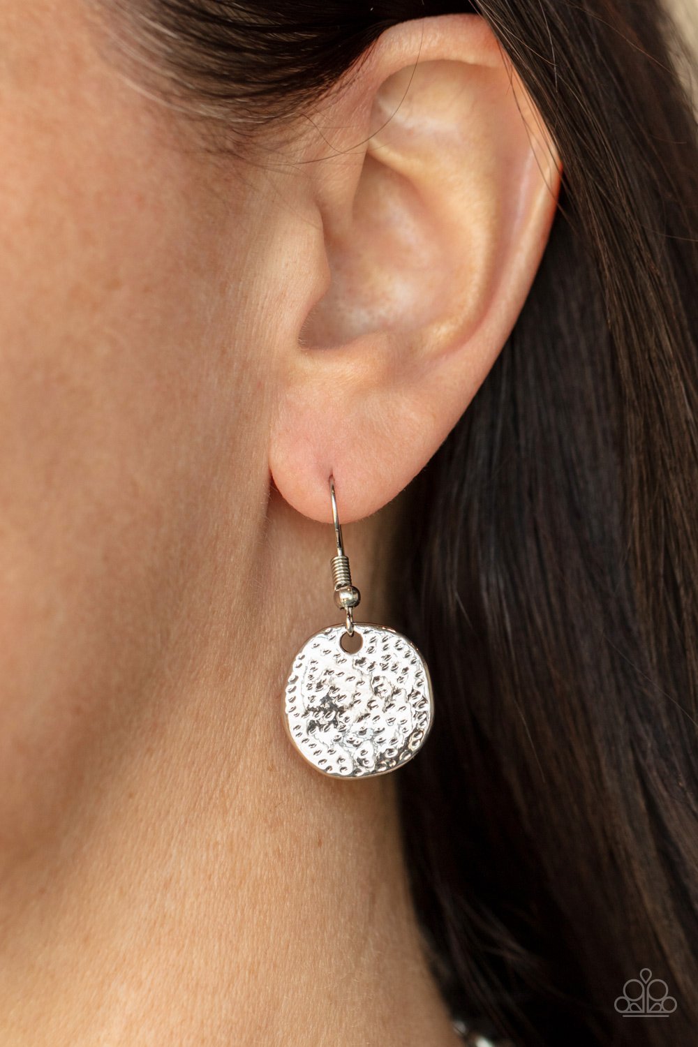 "Spot On Sparkle" - White #3214 - Paparazzi Accessories