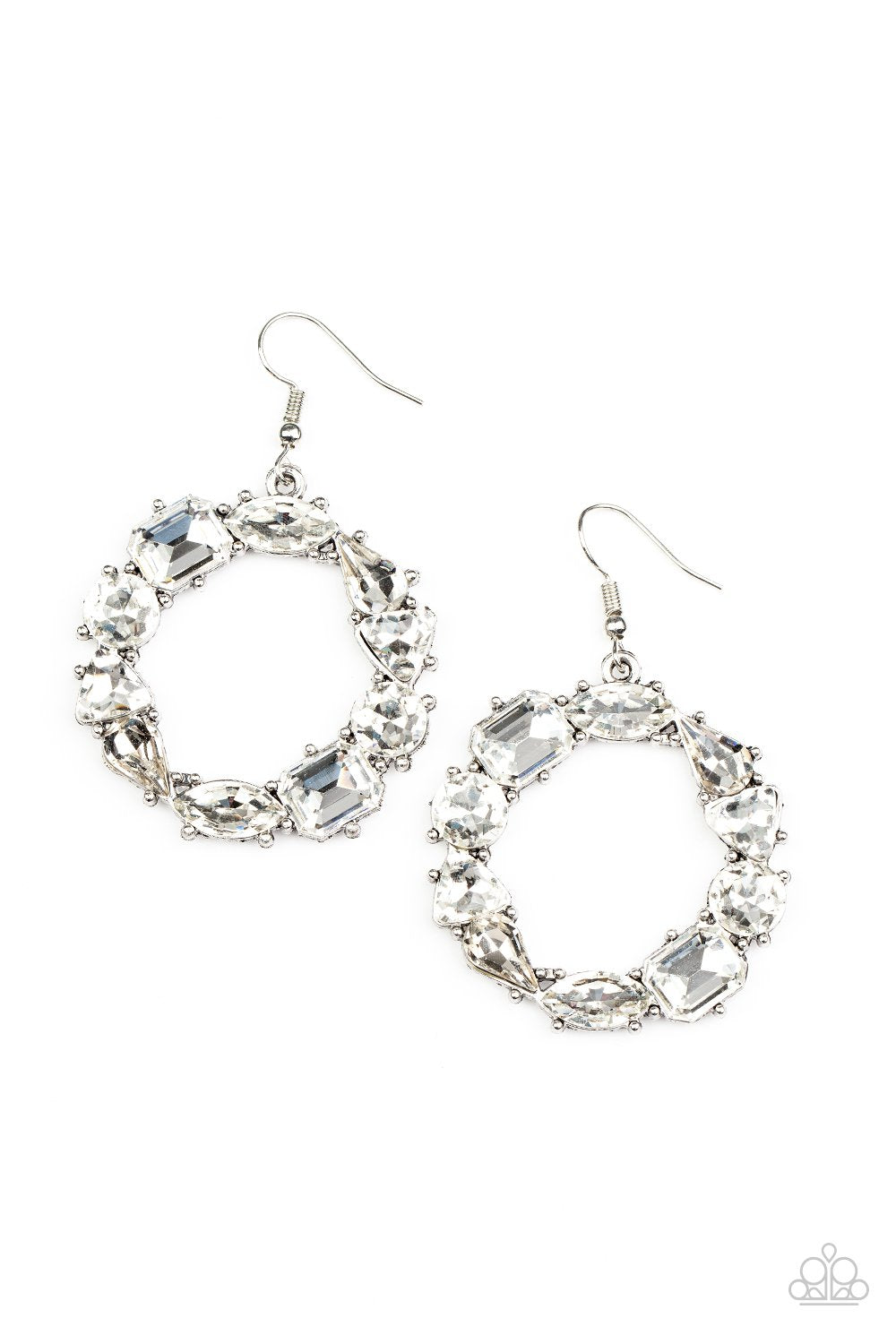 "GLOWING in Circles" - White #1091 - Paparazzi Accessories