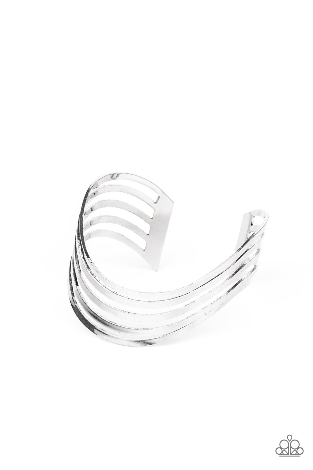 "Tantalizingly Tiered" - Silver # 851 - Paparazzi Accessories