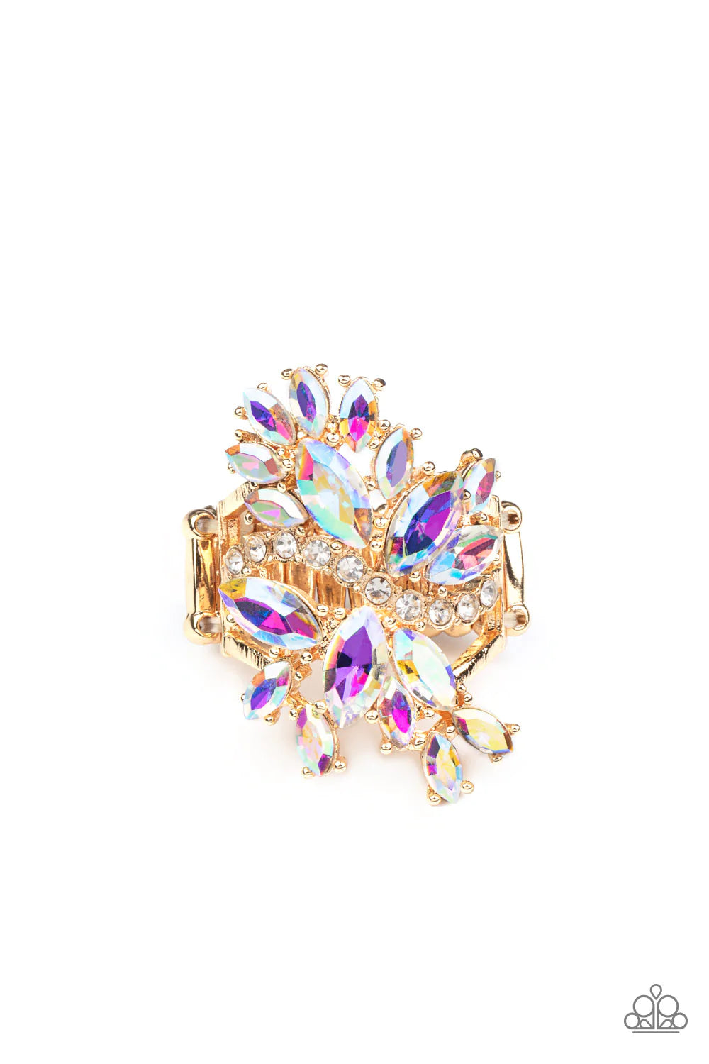 "Flauntable Flare" - Gold/Iridescent #1001 - Paparazzi Accessible