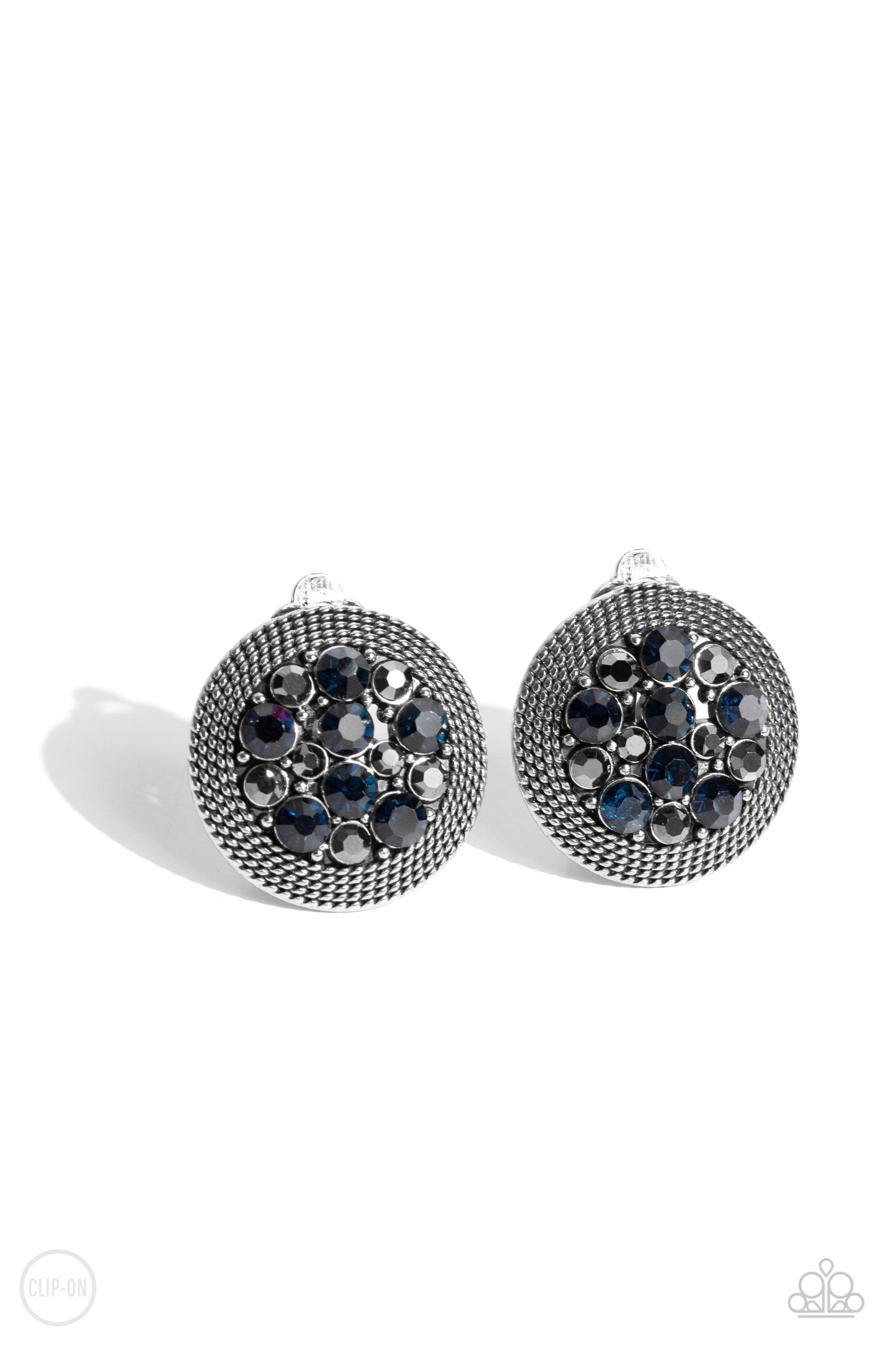 Stellar Status - Blue # 357 (Clip-Ons) - Paparazzi Accessories