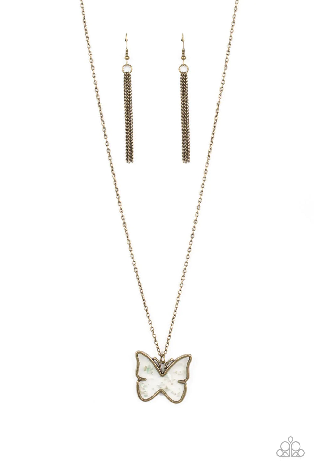 "Gives Me Butterflies" - Brass # 049 - Paparazzi Accessories
