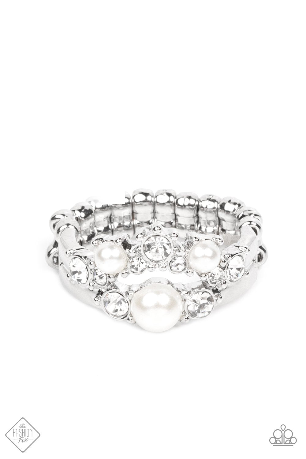 "A-List Ambience" - White #3262 - Paparazzi Accessories