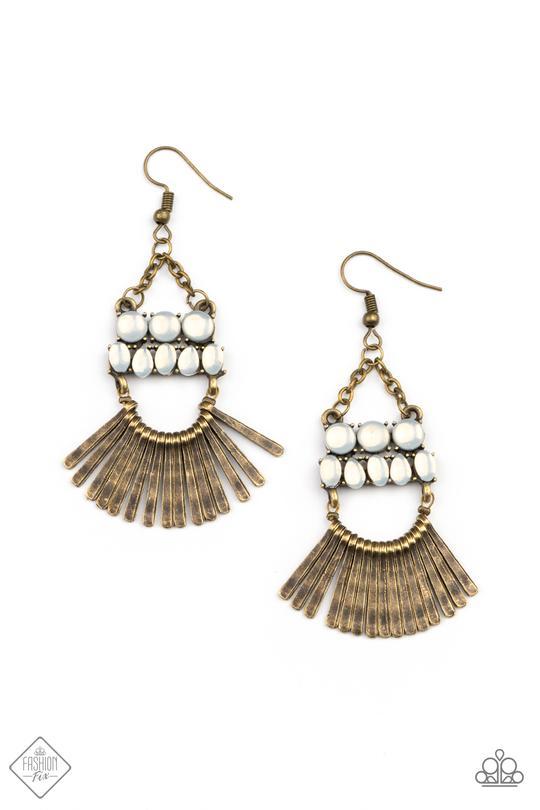 "A FLARE for Fierceness" - Brass #3258 - Paparazzi Accessories