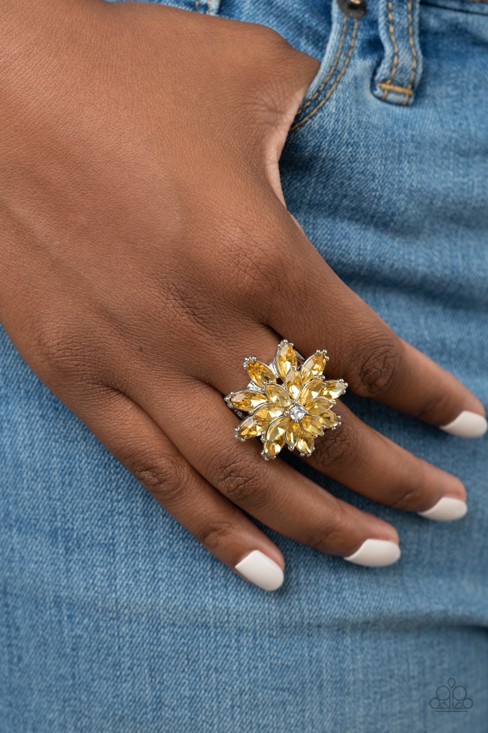 "Am I GLEAMing?" - Yellow #1357 - Paparazzi Accessories