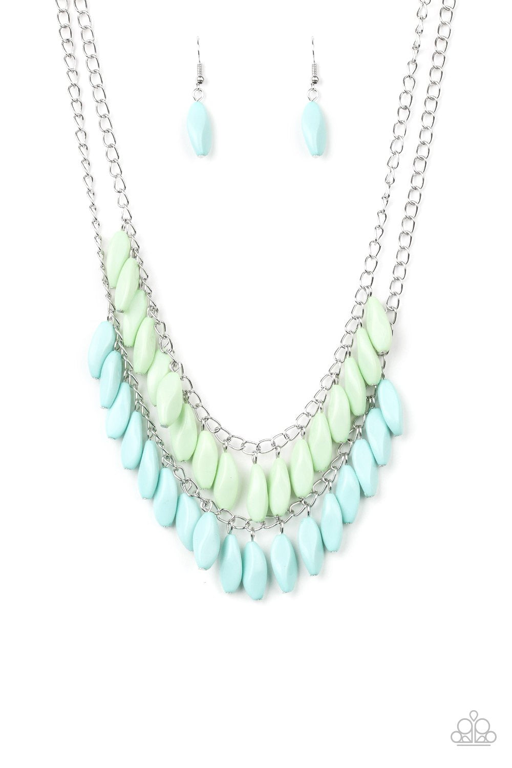 "Beaded Boardwalk" - Blue #3136 - Paparazzi Accessories
