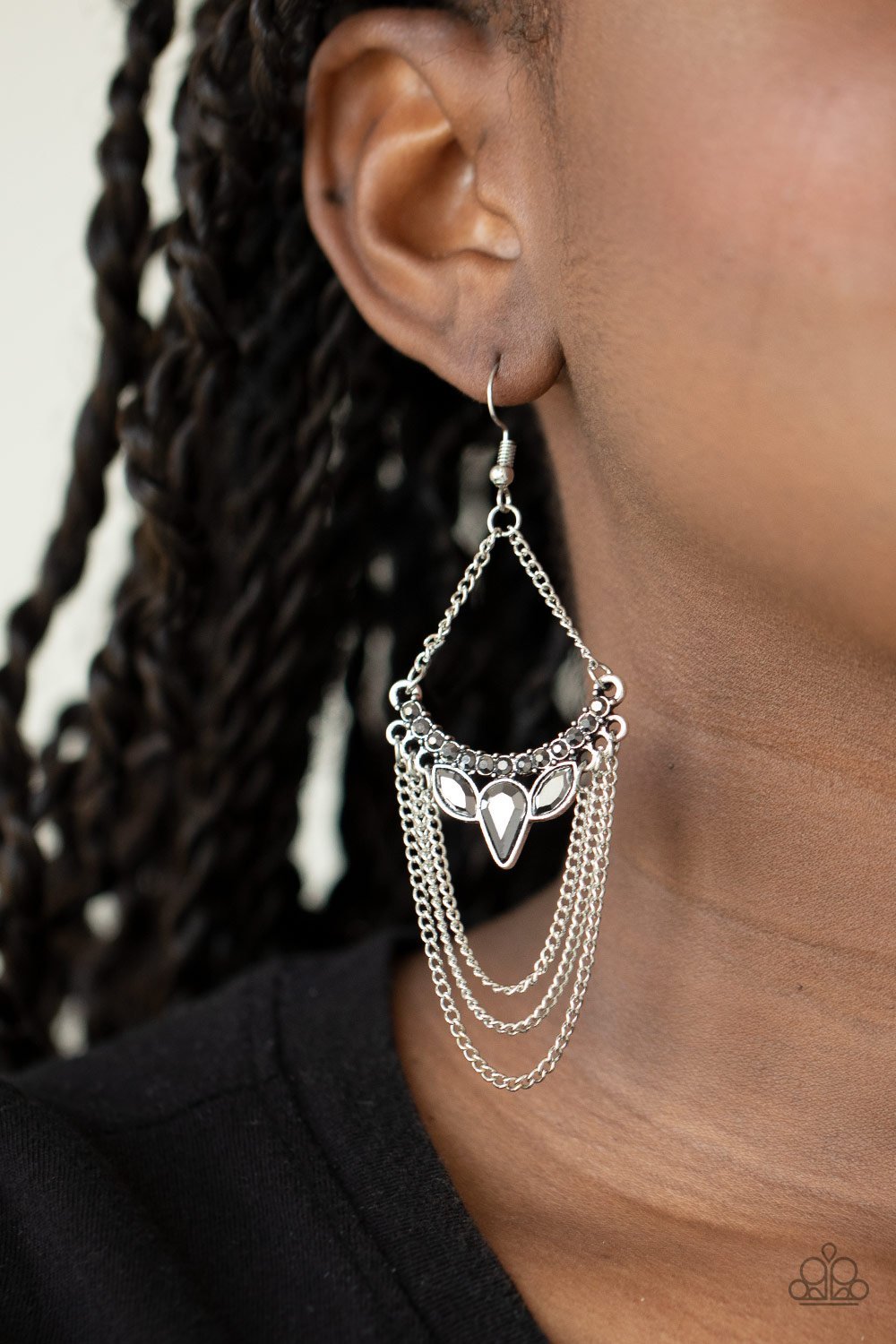 "Burst Into Tiers" - Silver #645 - Paparazzi Accessories
