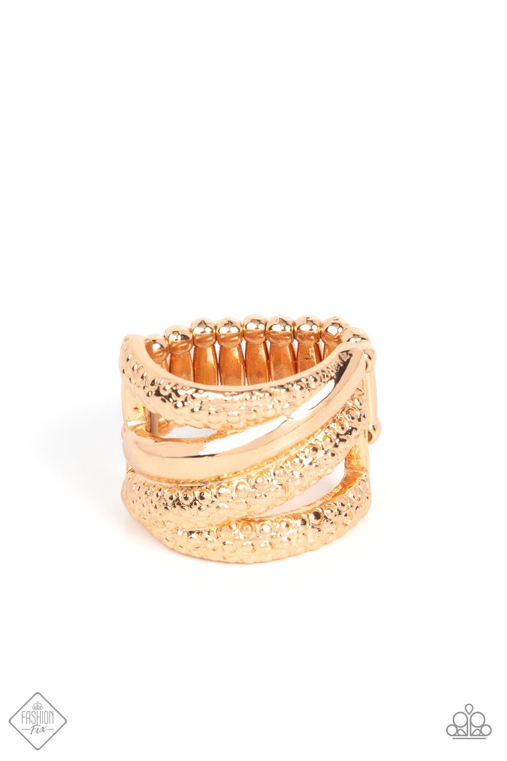 "Contemporary Convergence" - Gold #1380 - Paparazzi Accessories
