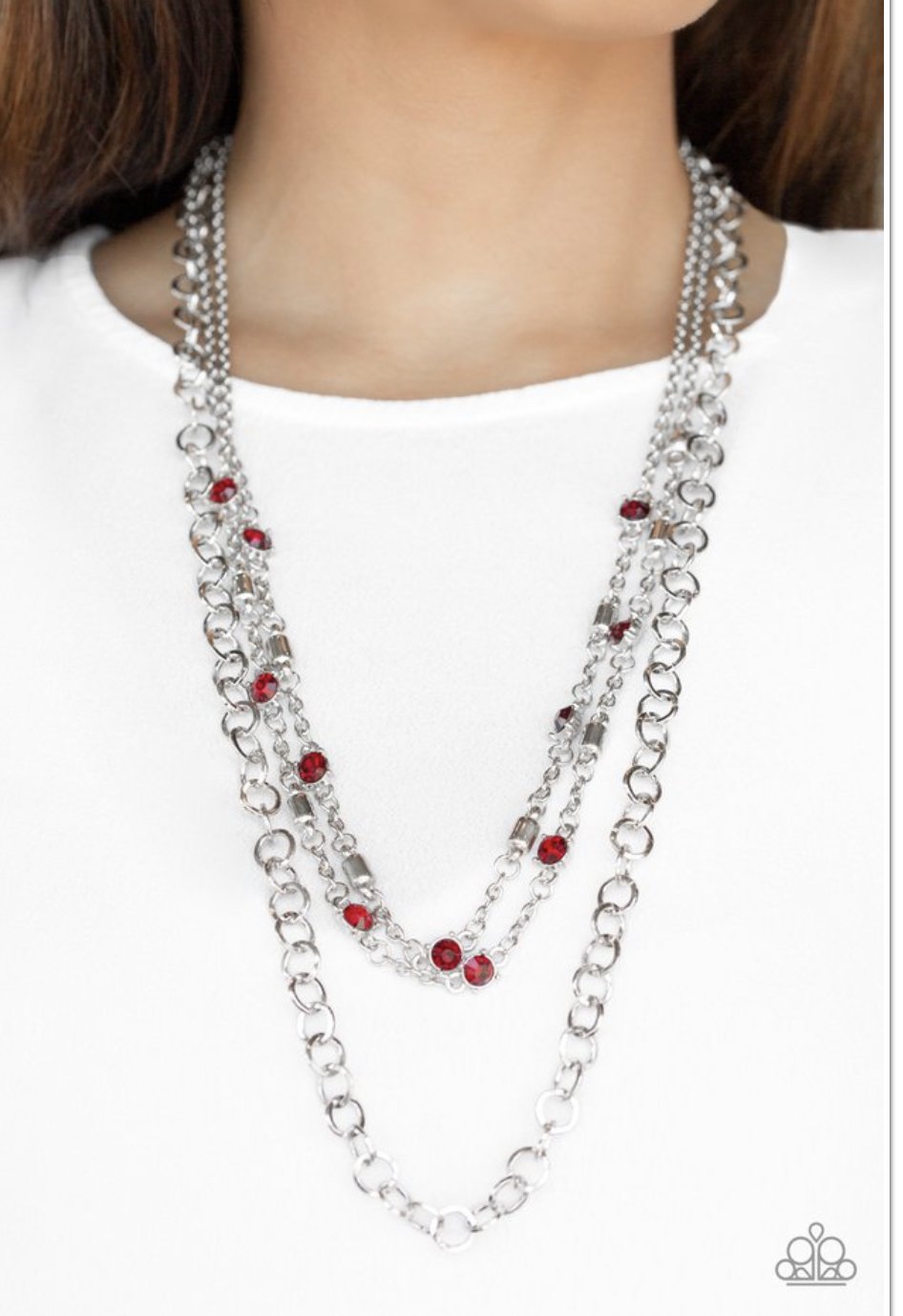 "Metro Mixer" - Red #241 - Paparazzi Accessories