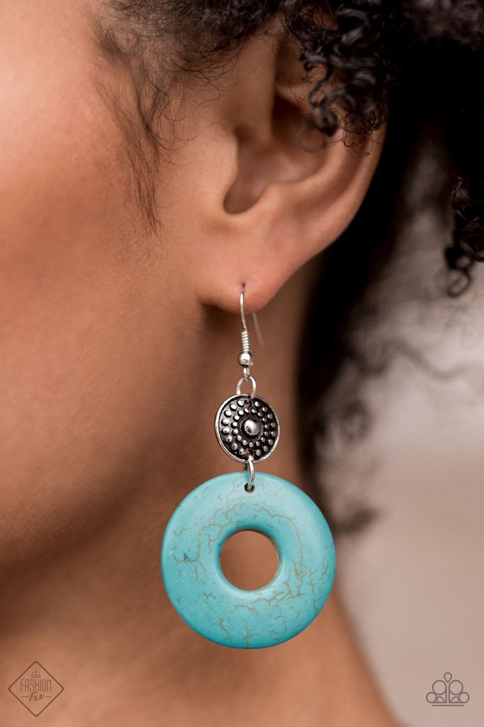 "Earthy Epicenter" - Blue #981 - Paparazzi Accessories