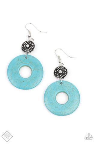 "Earthy Epicenter" - Blue #981 - Paparazzi Accessories