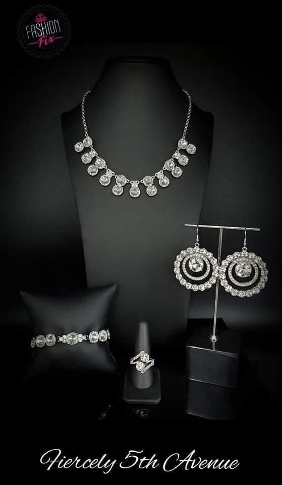 "Glitzy Gamble" - White # 520 - Paparazzi Accessories