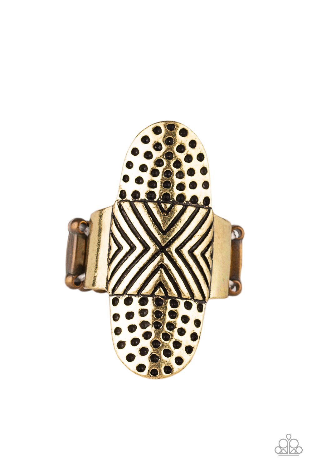 "Guru Grunge" - Brass #3006 - Paparazzi Accessories