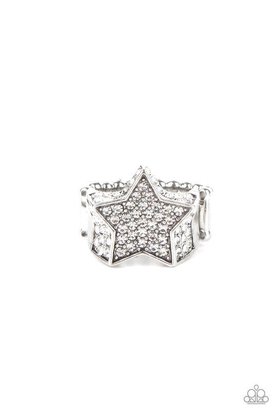 "Here Comes The Fireworks" - White #3020 - Paparazzi Accessories
