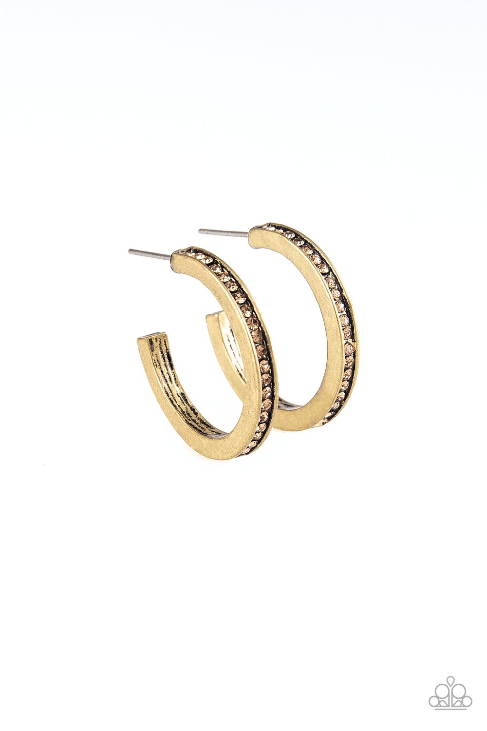 "Hoop Haven" - Brass # 1335 - Paparazzi Accessories