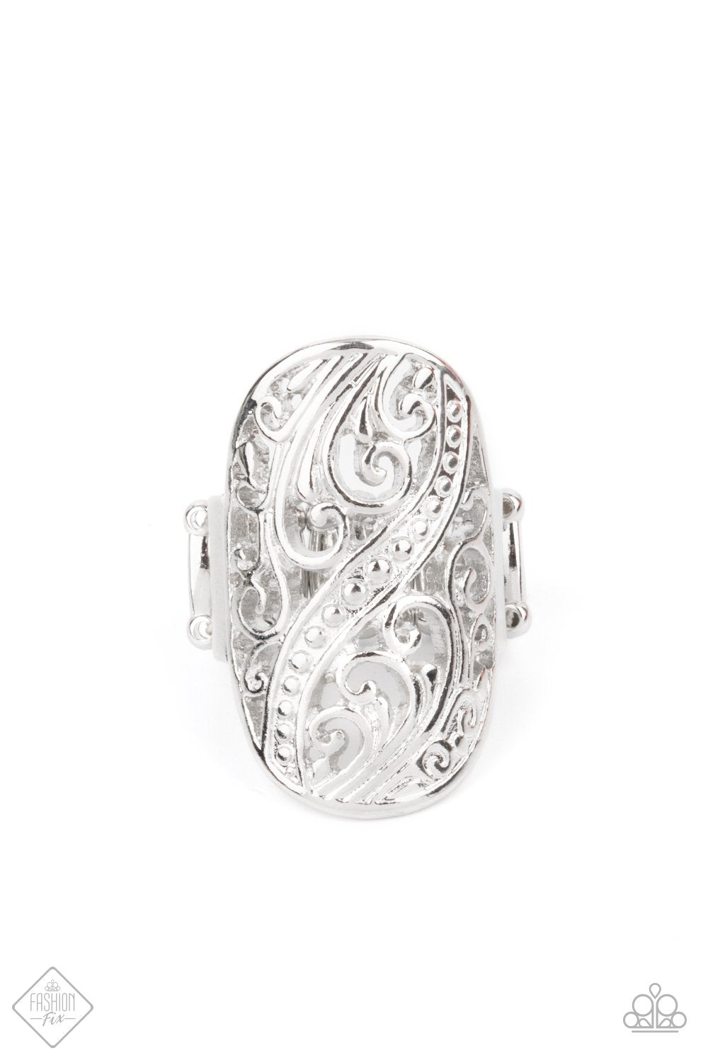 "Pier Paradise" - Silver #1481 - Paparazzi Accessories