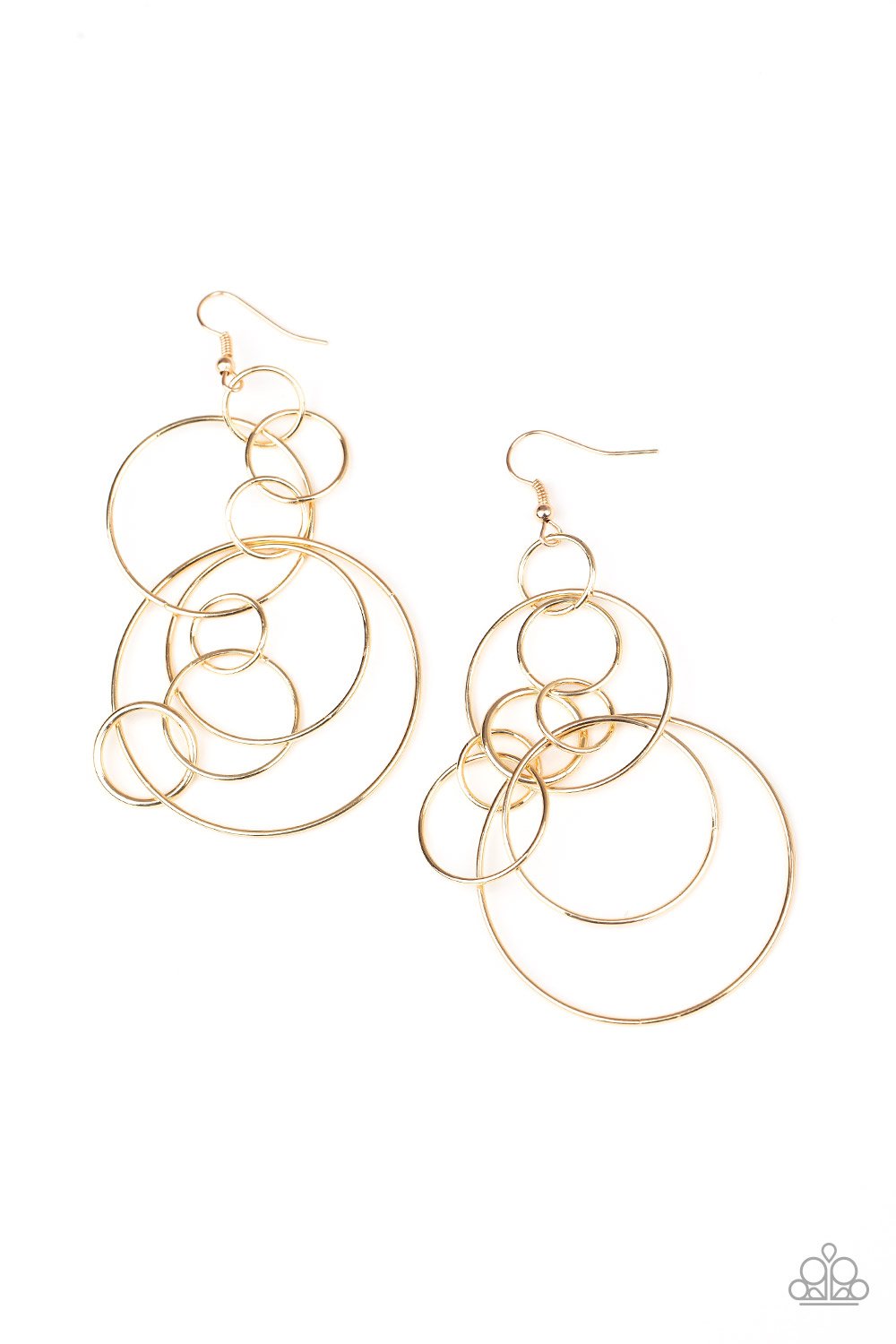 "Running Circles Around You" - Gold #1502 - Paparazzi Accessories