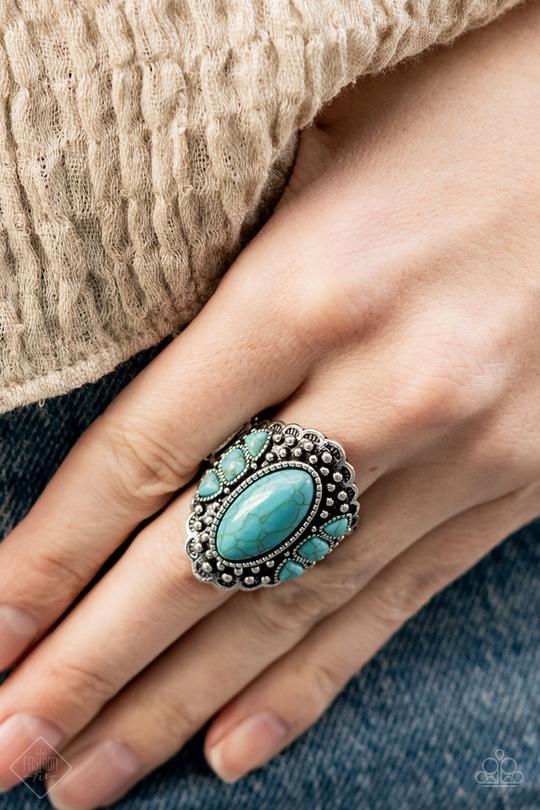 "Rustler Road" - Blue #1503 - Paparazzi Accessories