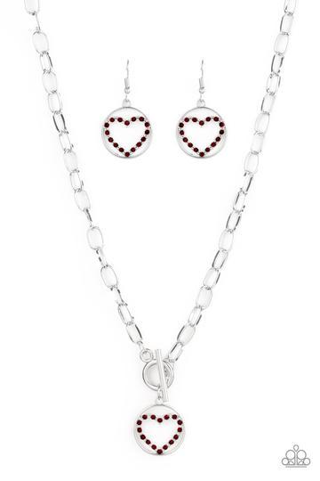 "With My Whole Heart" - Red #068 - Paparazzi Accessories