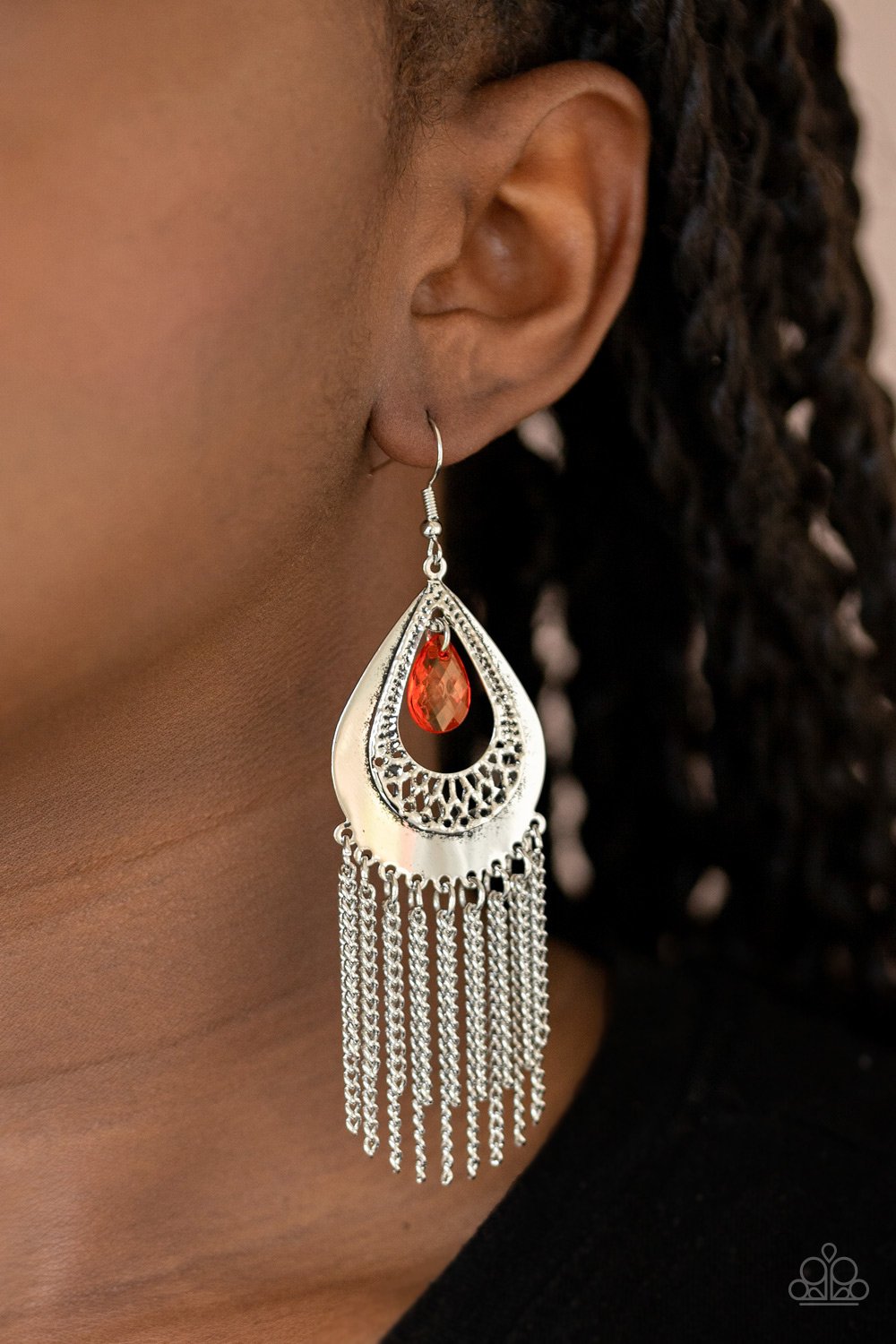 "Scattered Storms" - Red #1066 - Paparazzi Accessories