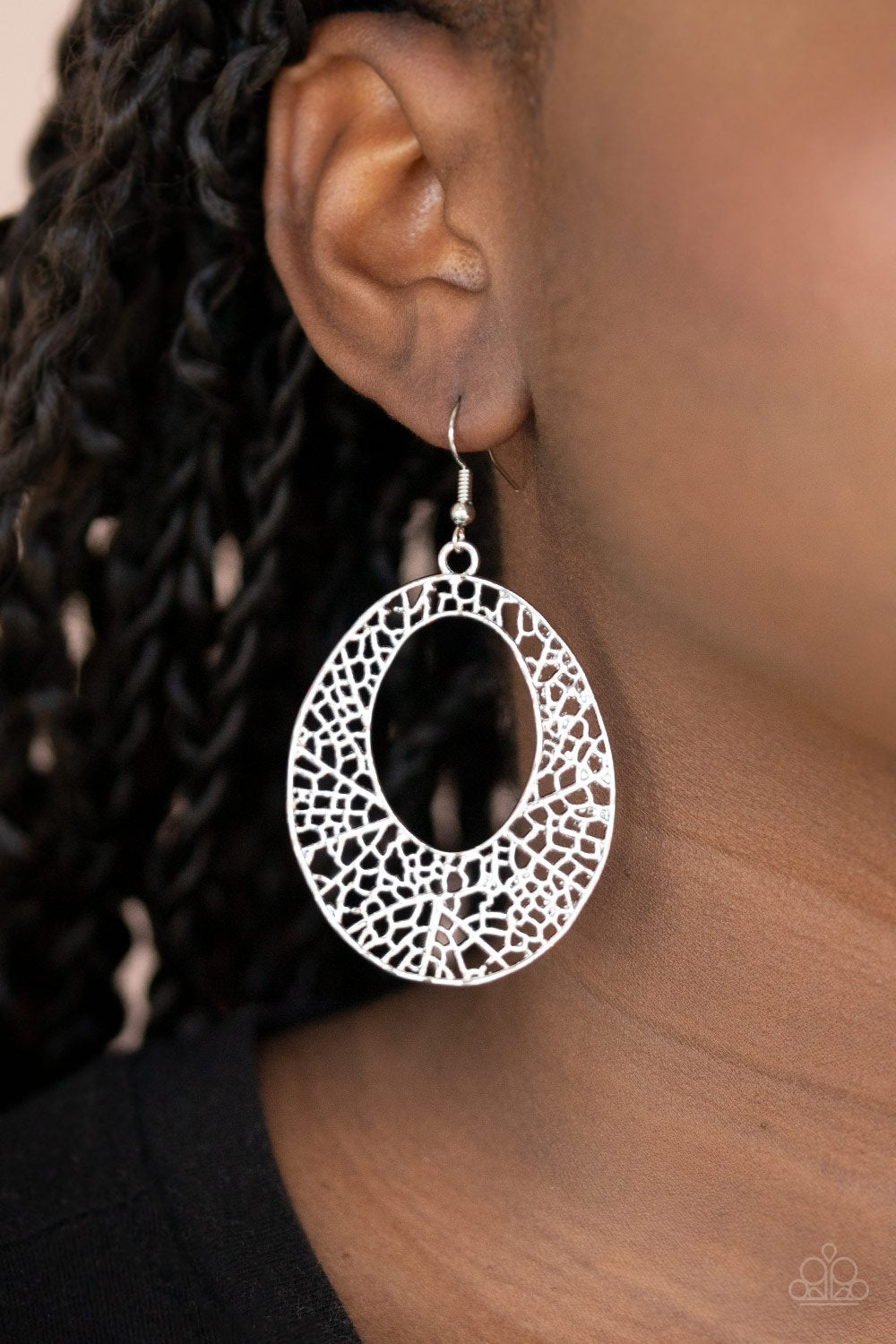 "Serenely Shattered" - Silver #442 - Paparazzi Accessories