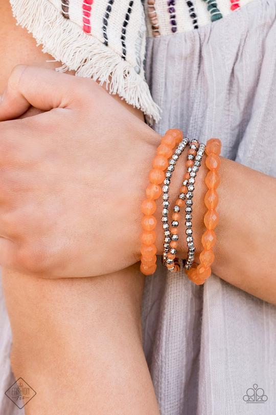 "Sugary Sweet" - Orange #1216 - Paparazzi Accessories