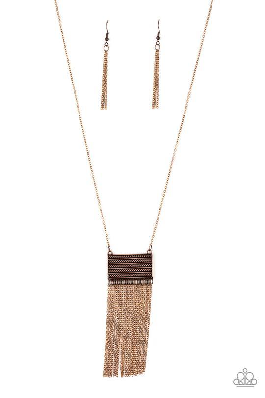 "Totally Tassel" - Copper # 213 - Paparazzi Accessories