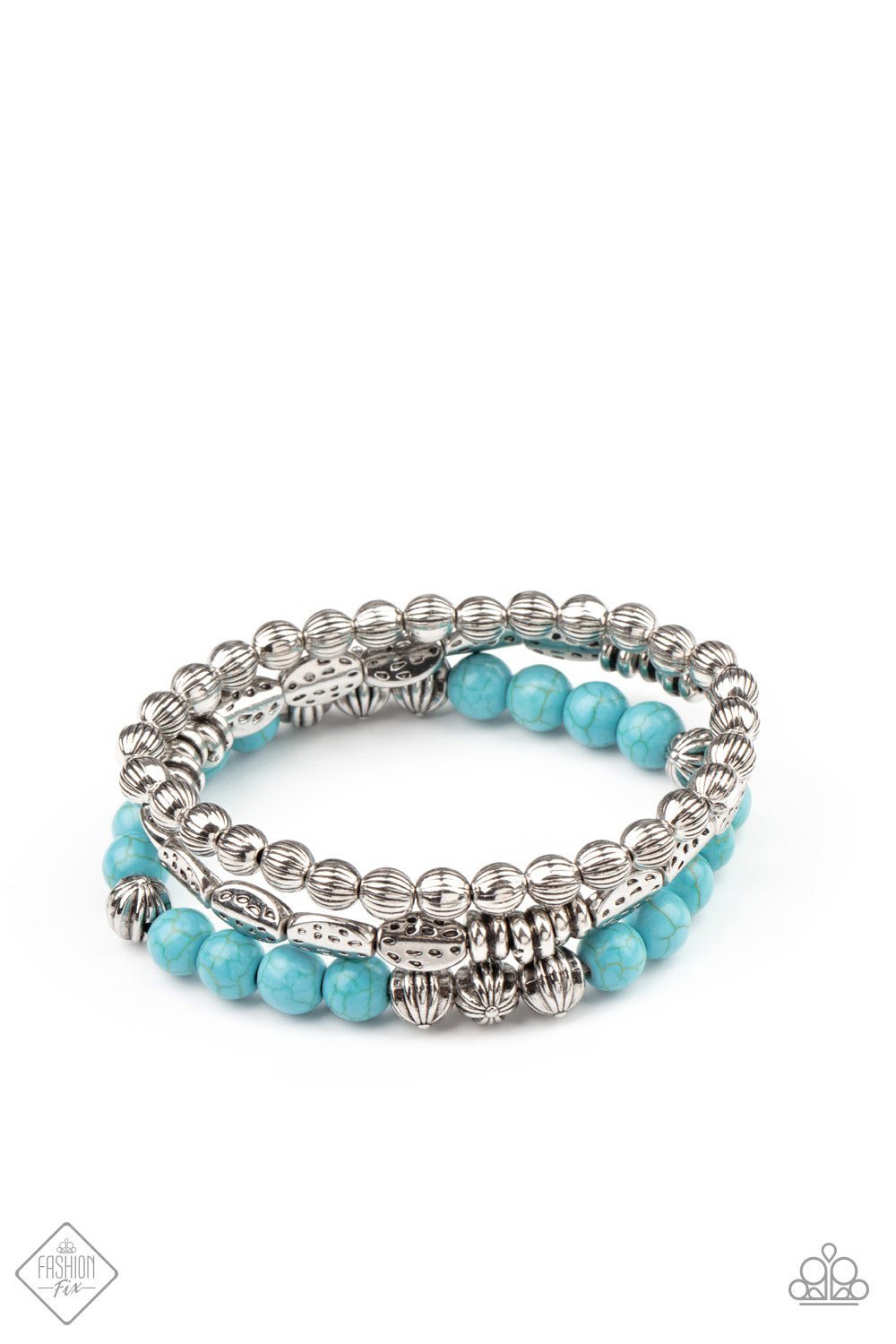 "Trail Mix Mecca" - Blue #960 - Paparazzi Accessories