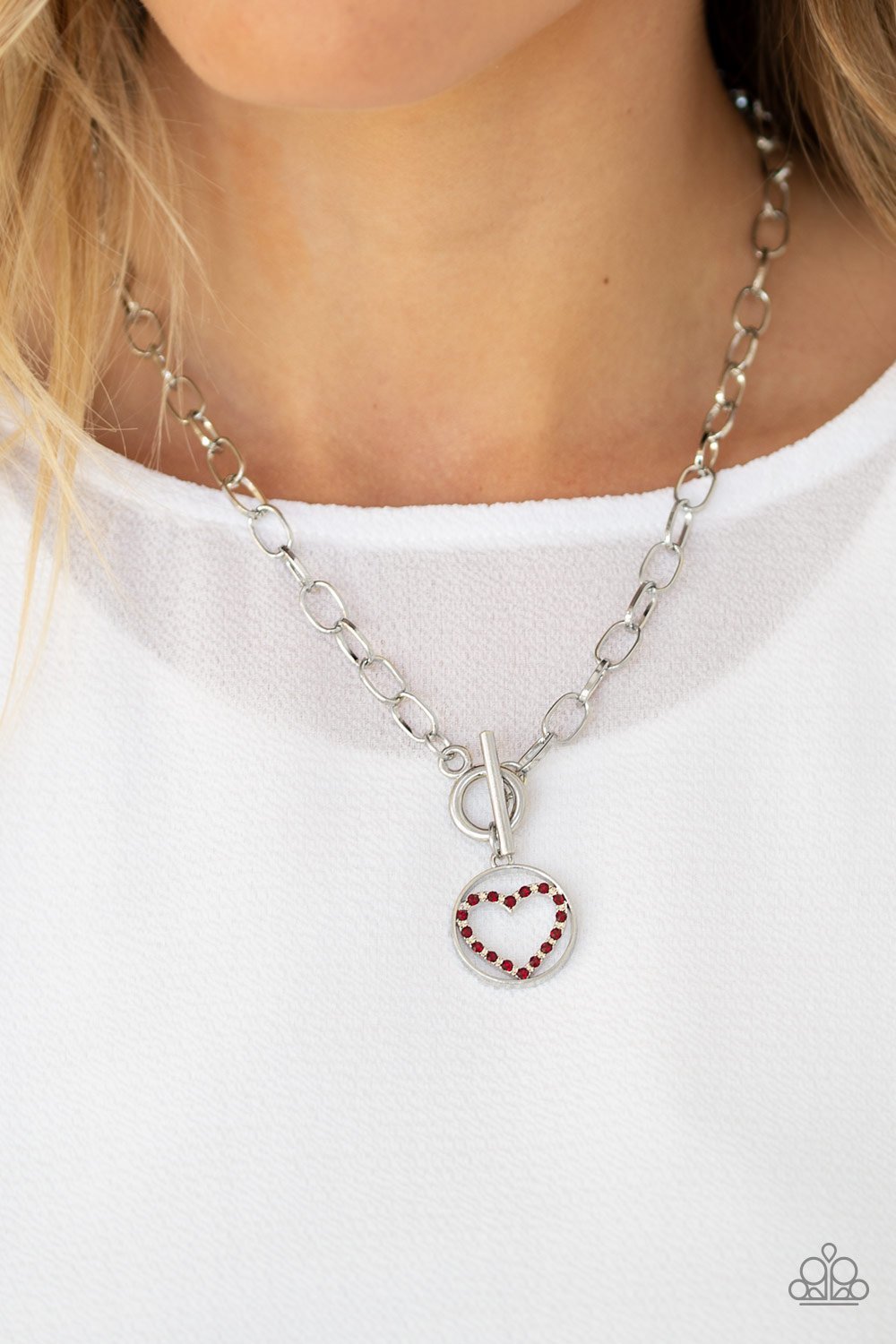 "With My Whole Heart" - Red #068 - Paparazzi Accessories