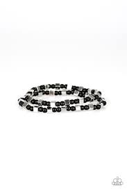 "Trendy Tribalist" - Black #1167 - Paparazzi Accessories
