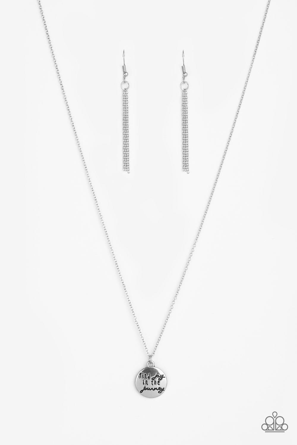 "Find Joy" - Silver #867 - Paparazzi Accessoreies