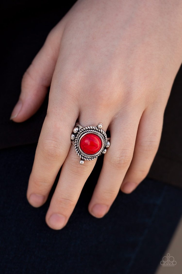 "Prone to Wander" - Red #1486 - Paparazzi Accessories