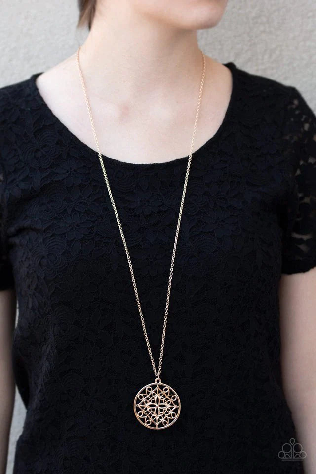 "Mandala Melody" - Gold #431 - Paparazzi Accessories